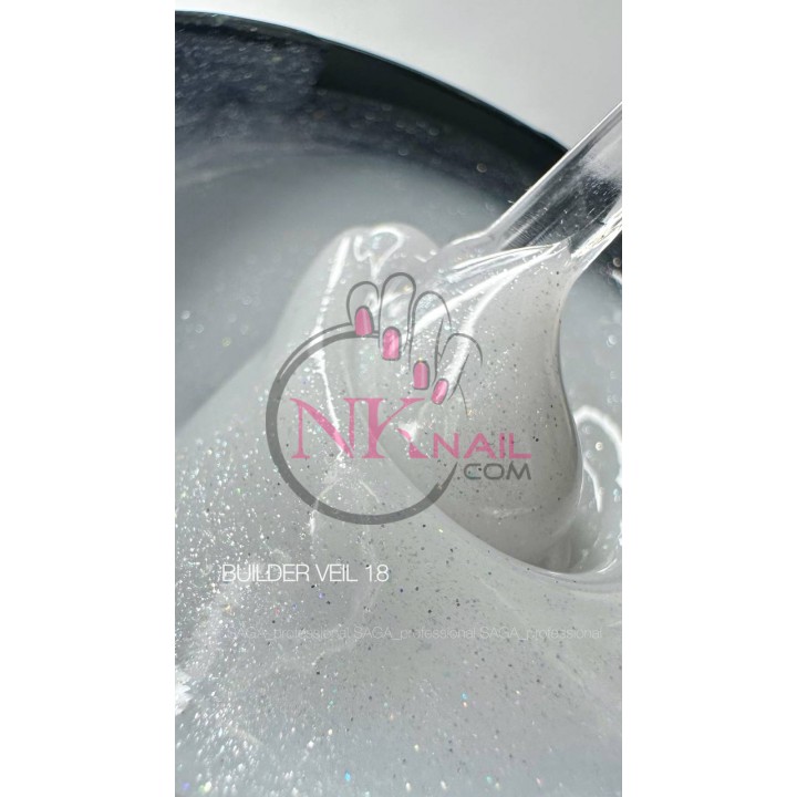 Гель Saga Builder Gel Veil №018, 15 мл